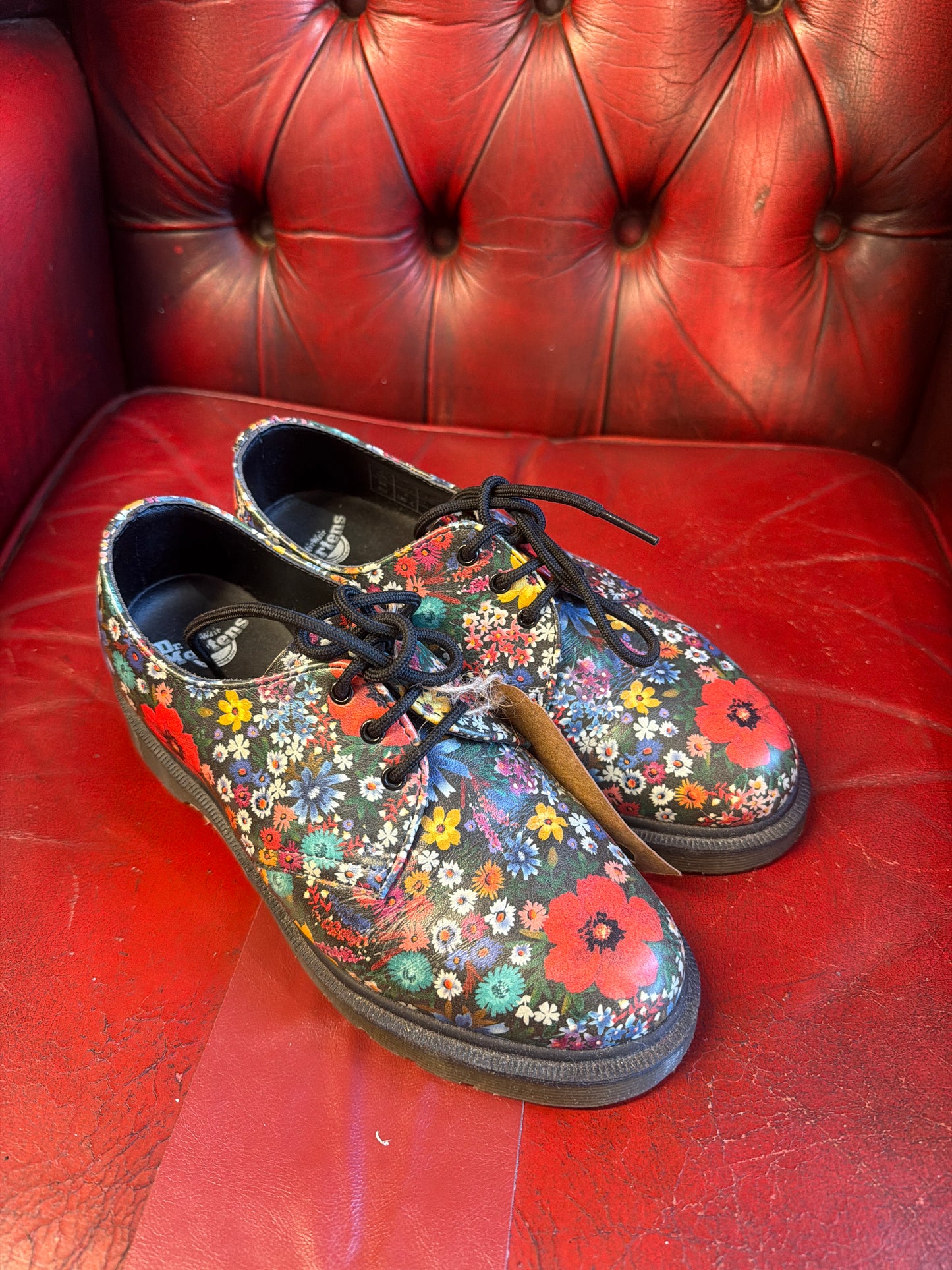 Floral Dr Marten Shoes