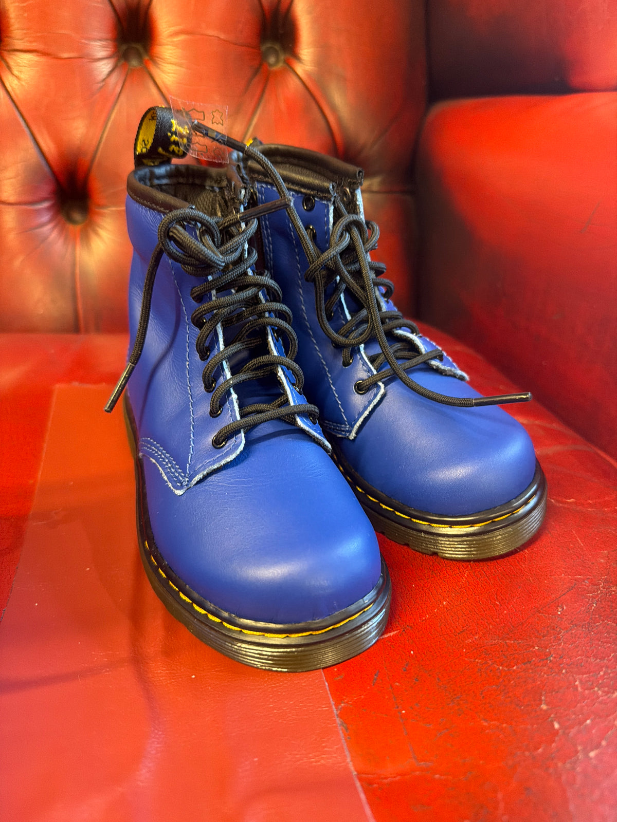 Blue Dr Marten Toddler Boots