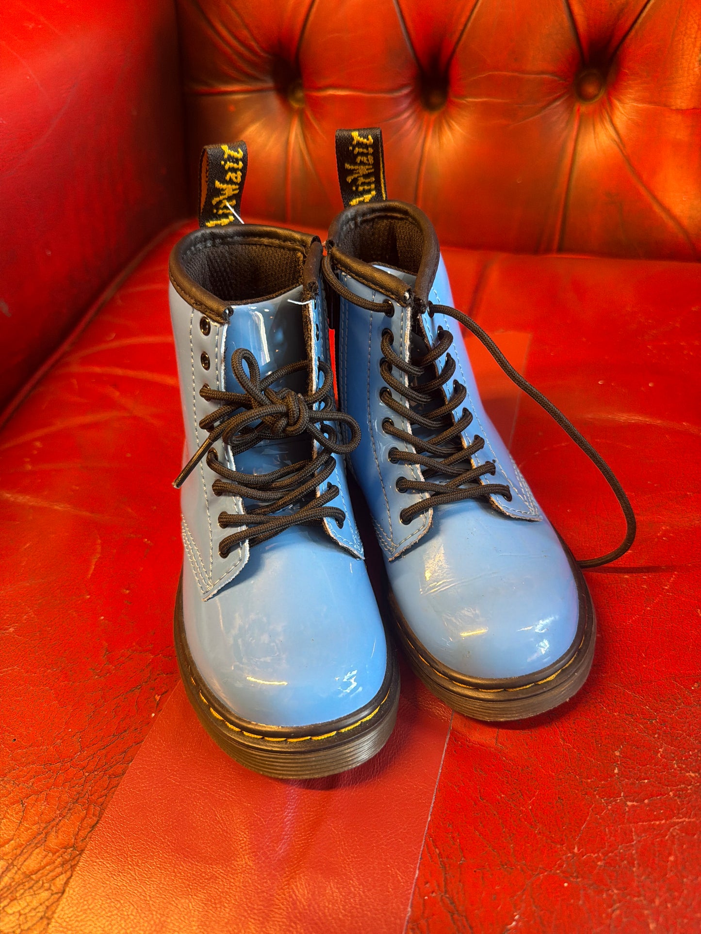 Blue Dr Marten Toddler Boots