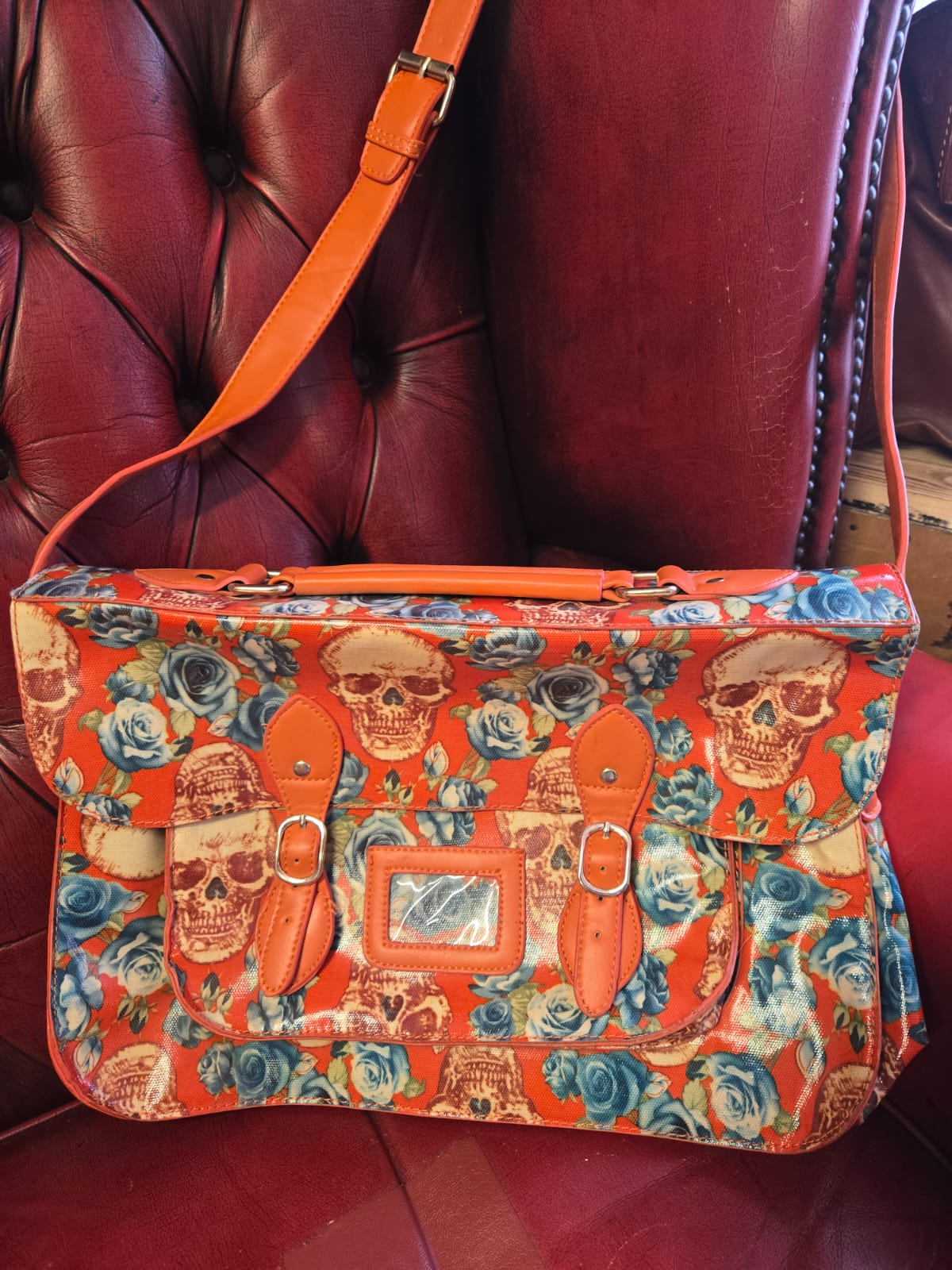 Skull Satchel Bag