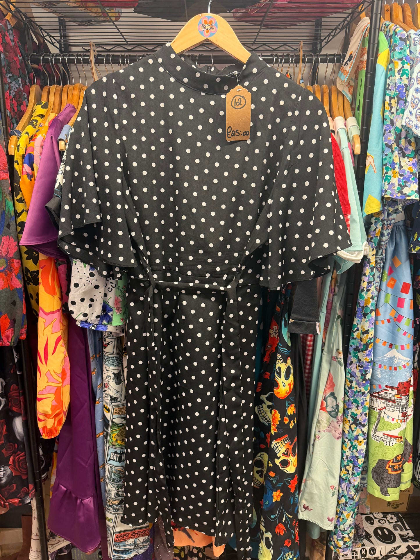 Black Polka Dot Dress