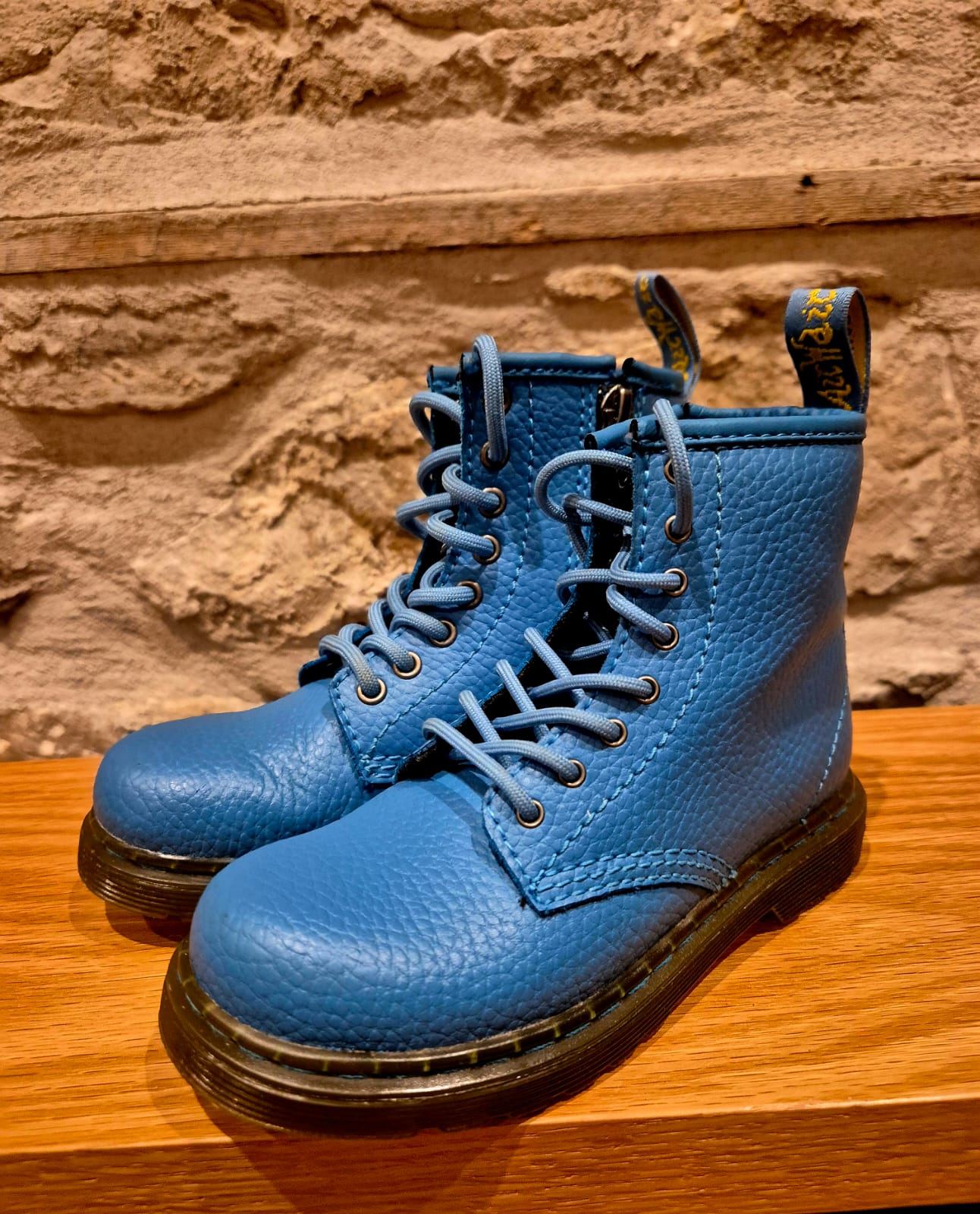 Blue Children Dr Marten Boots