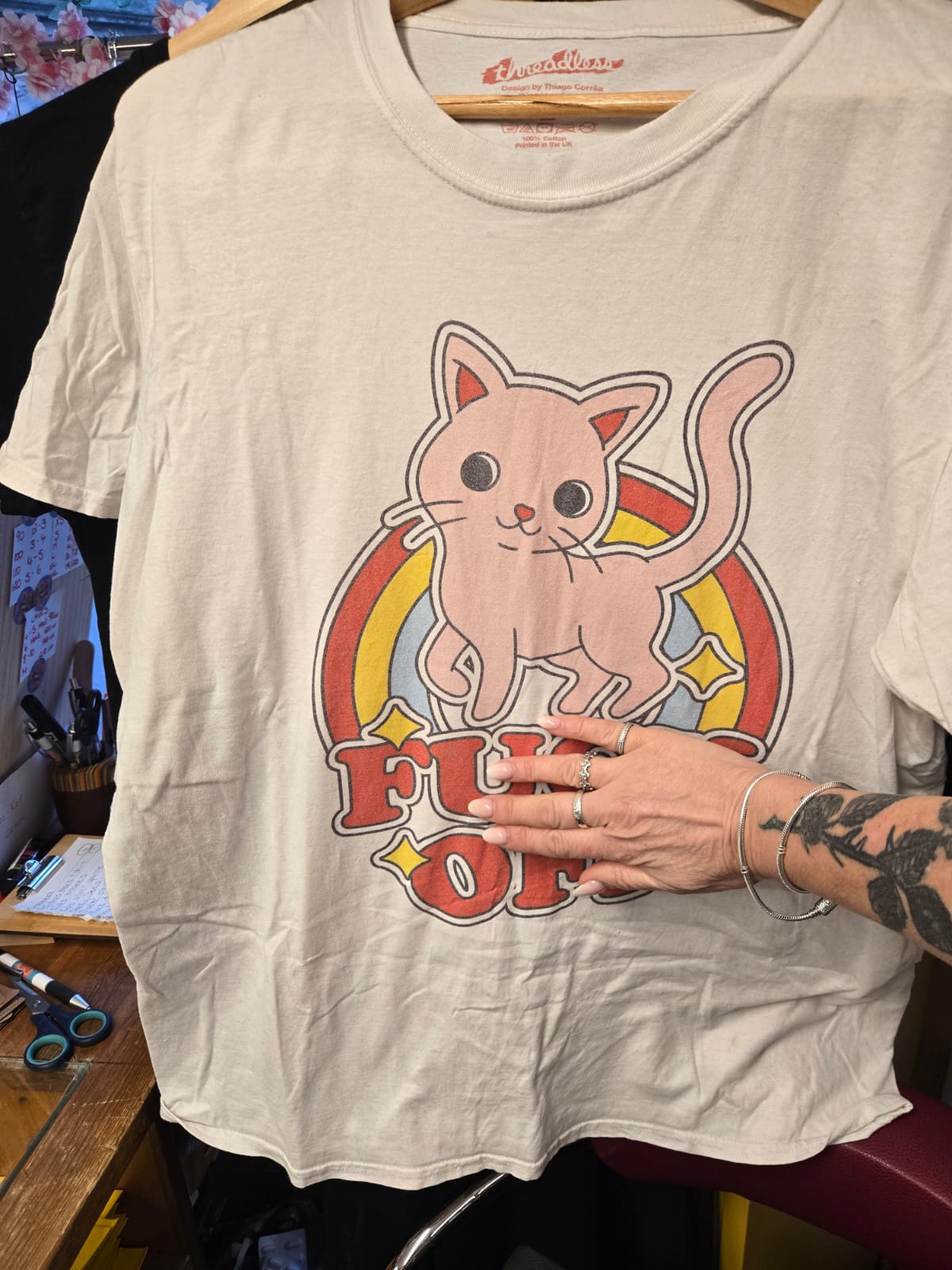 Naughty Cat Graphic Tee