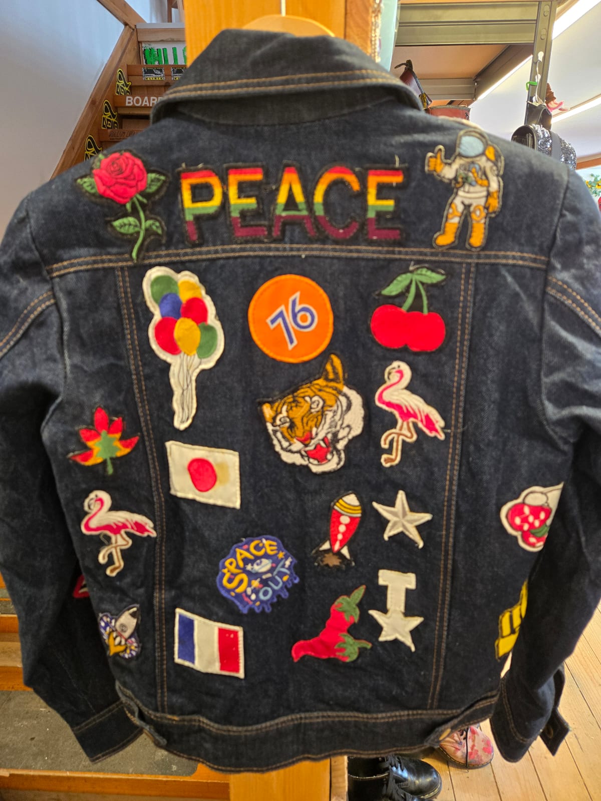 Patch Denim Jacket