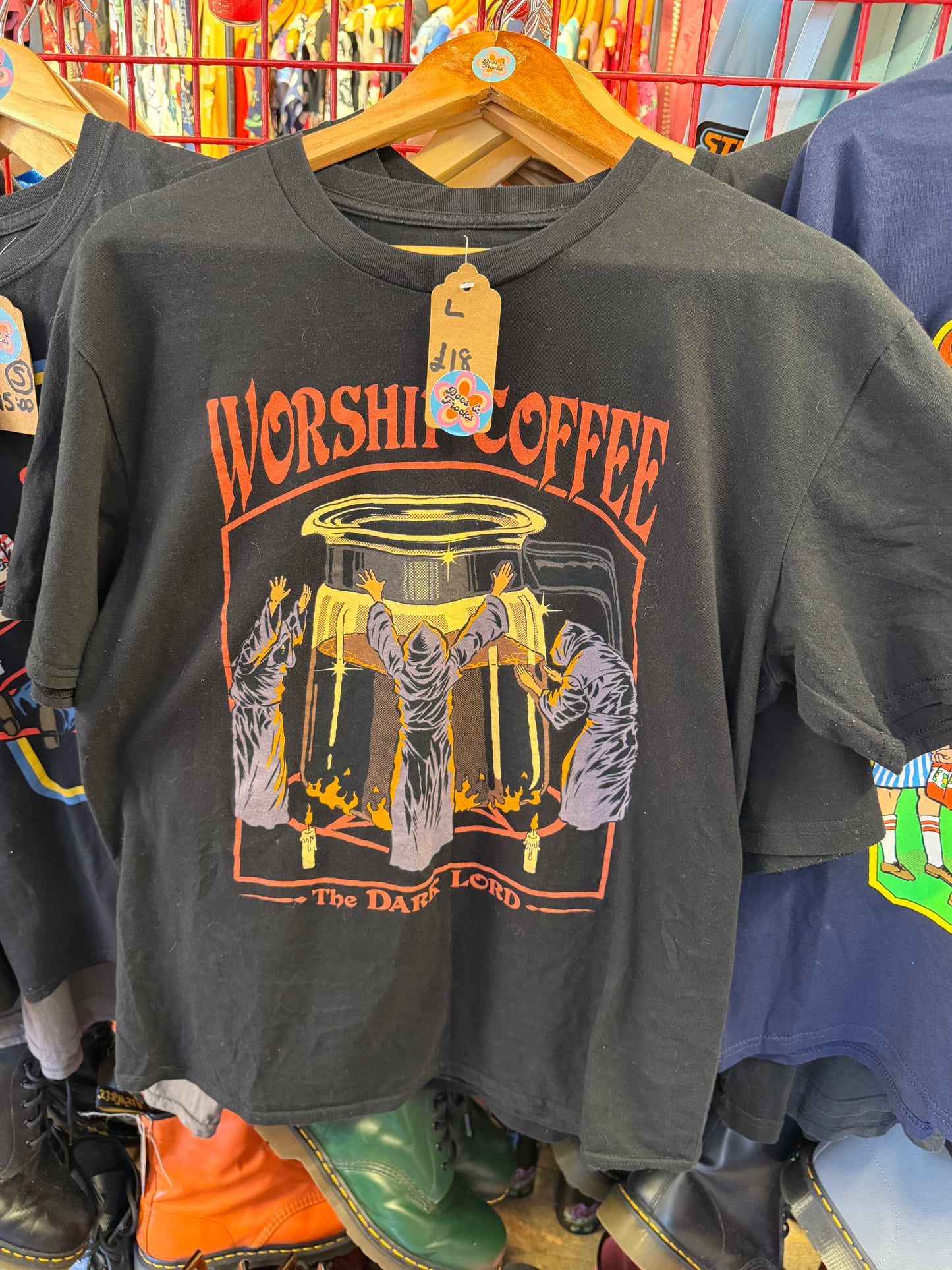Worship Coffee Graphic Tee