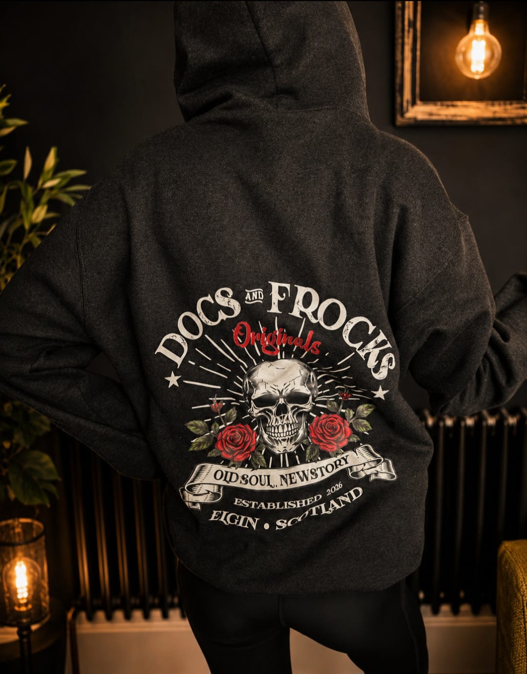 Docs and Frocks Originals ‘Old Soul, New Story’ Hoodie