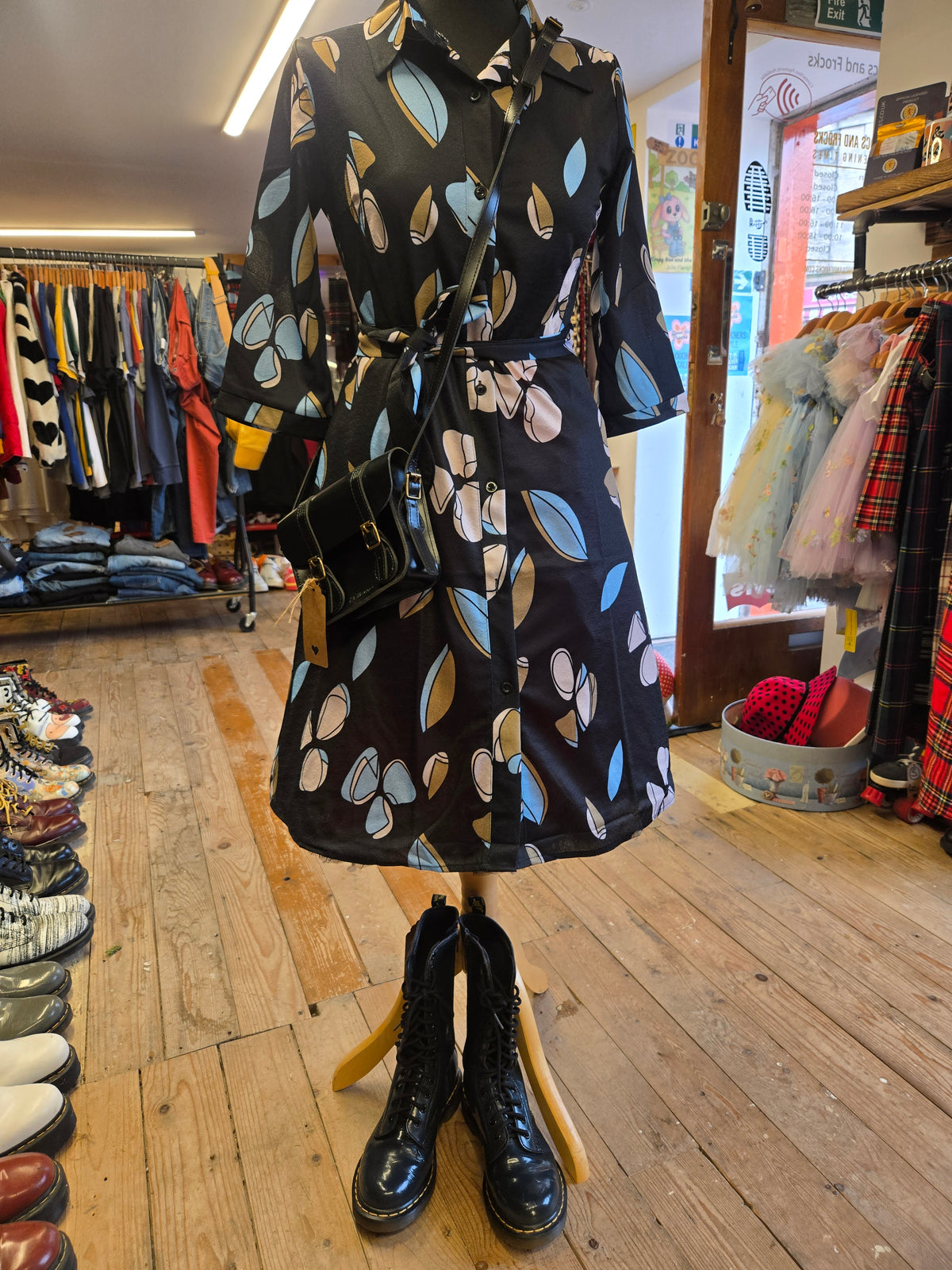 Button up dress