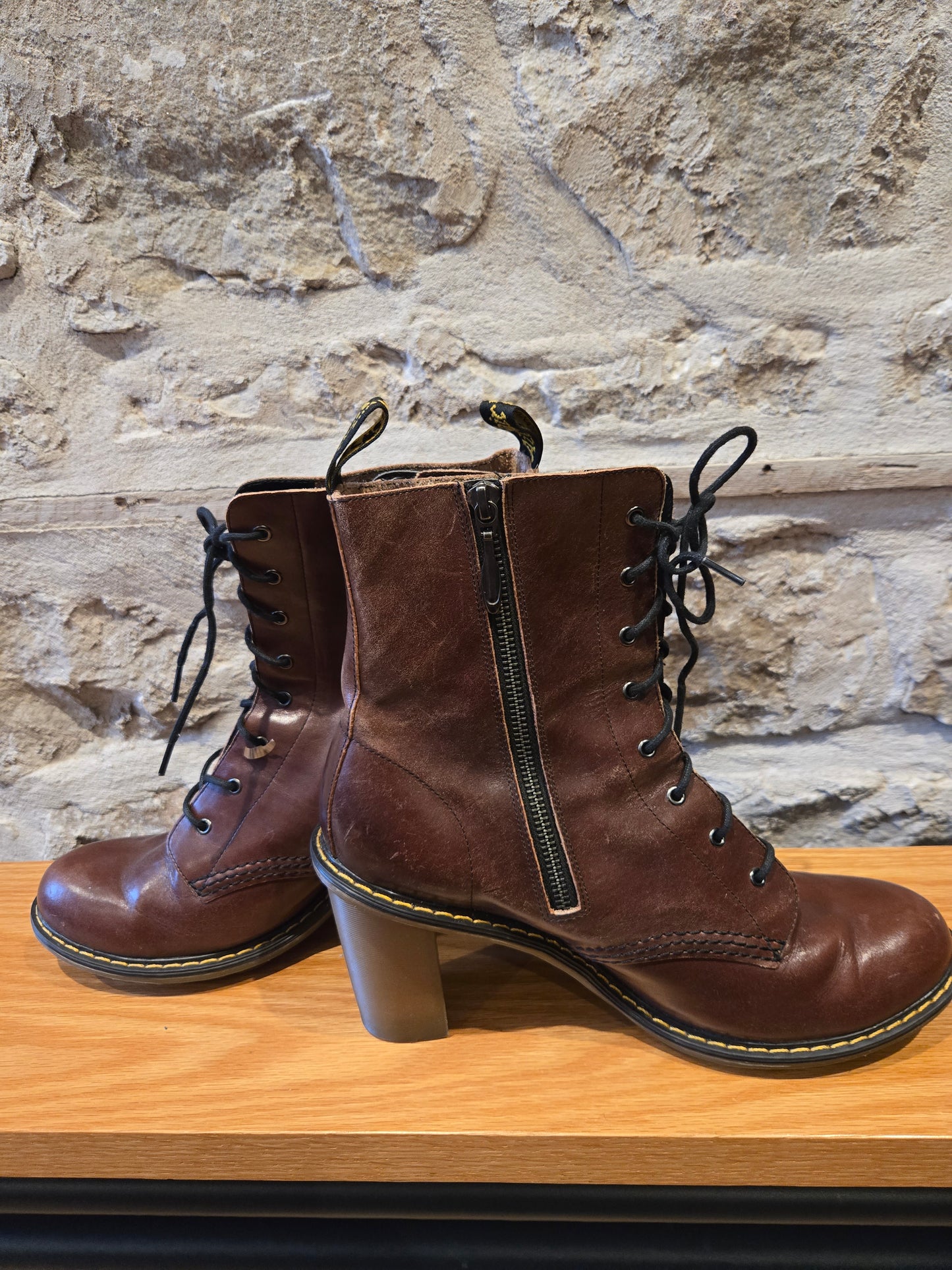 Heeled Brown Boots