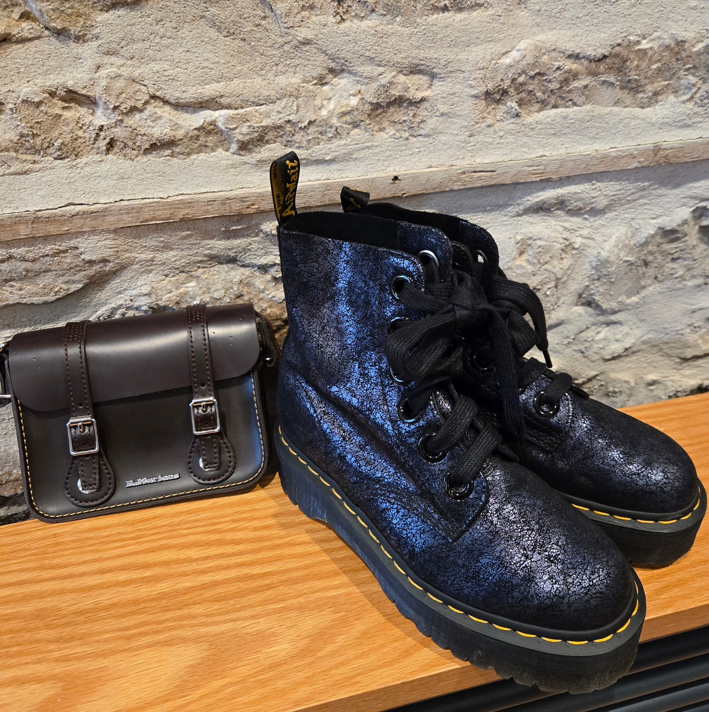 Black Dr Marten Satchel