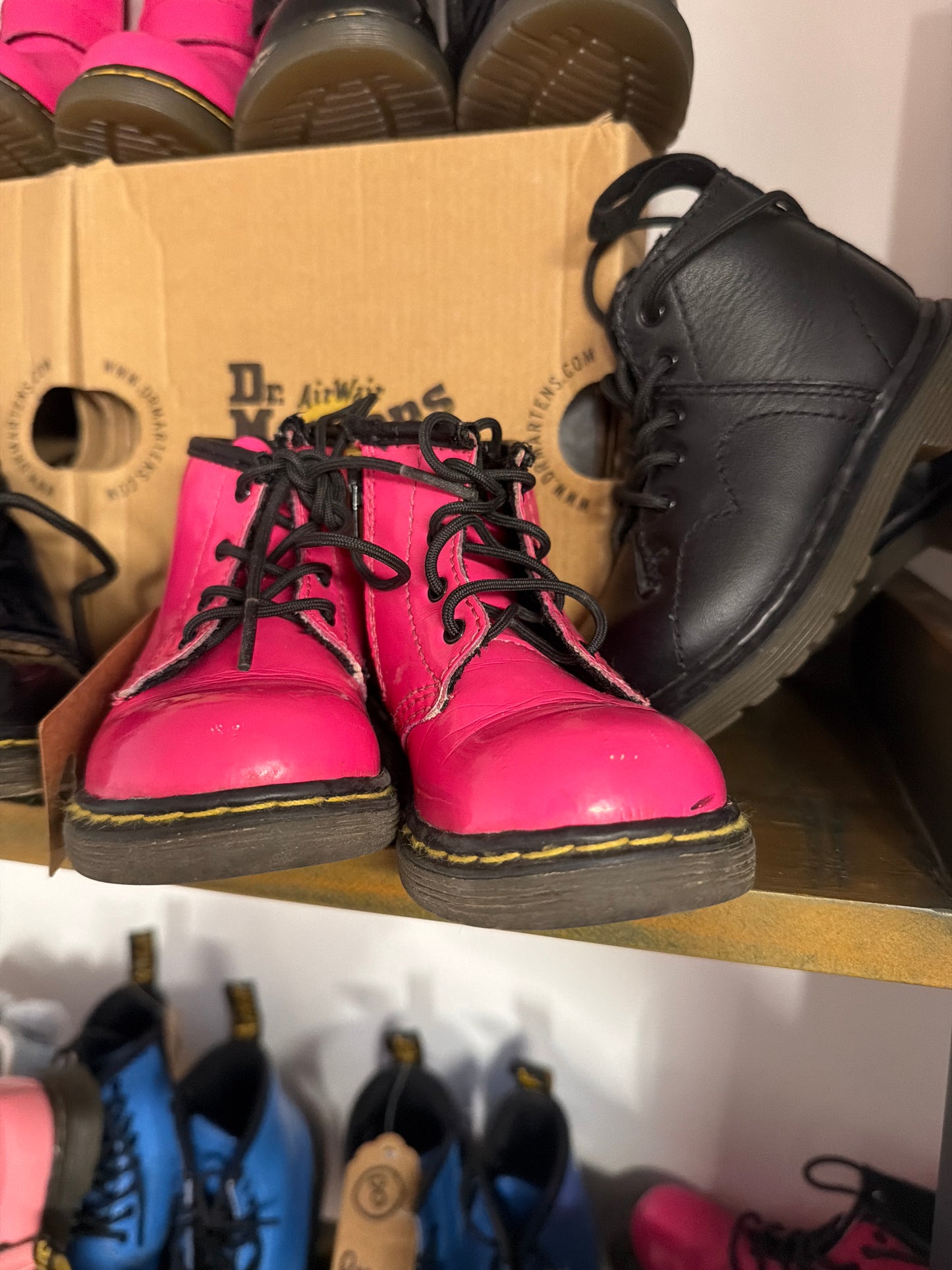 Children’s Pink Dr Marten Boots