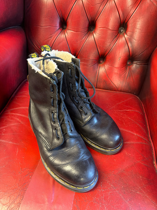 Fur Lined Dr Marten Boots