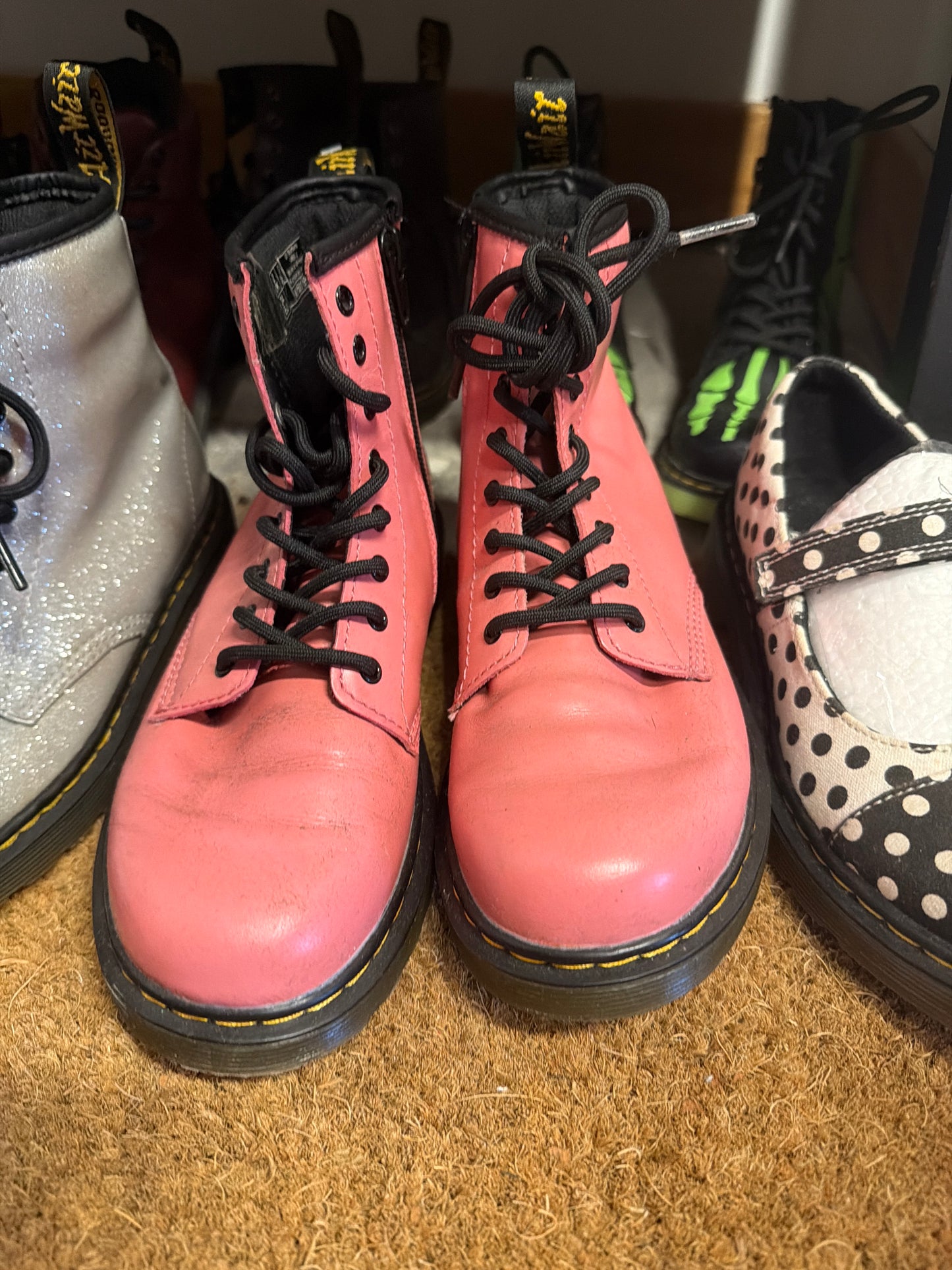 Pink Dr Marten Boots