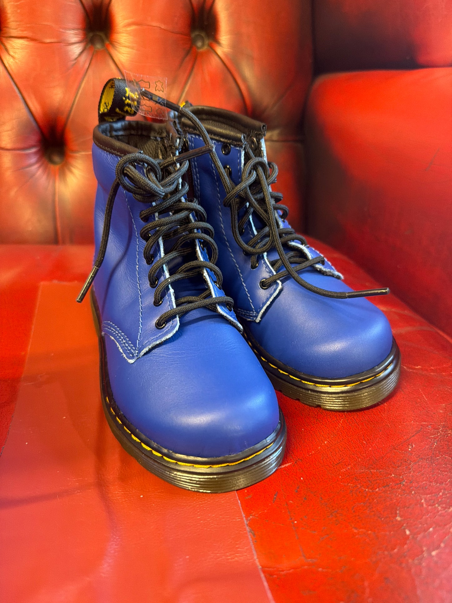 Blue Dr Marten Toddler Boots