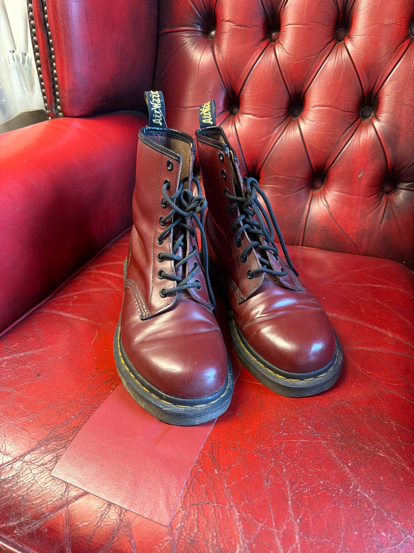 Oxblood Dr Marten Boots