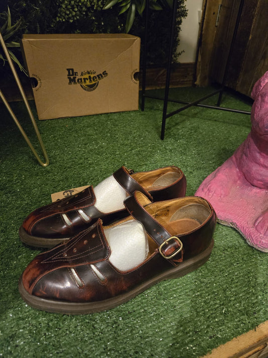 Brown Dr Marten Shoes