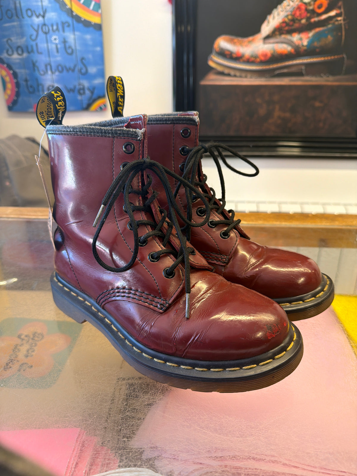 Oxblood Dr Marten Boots