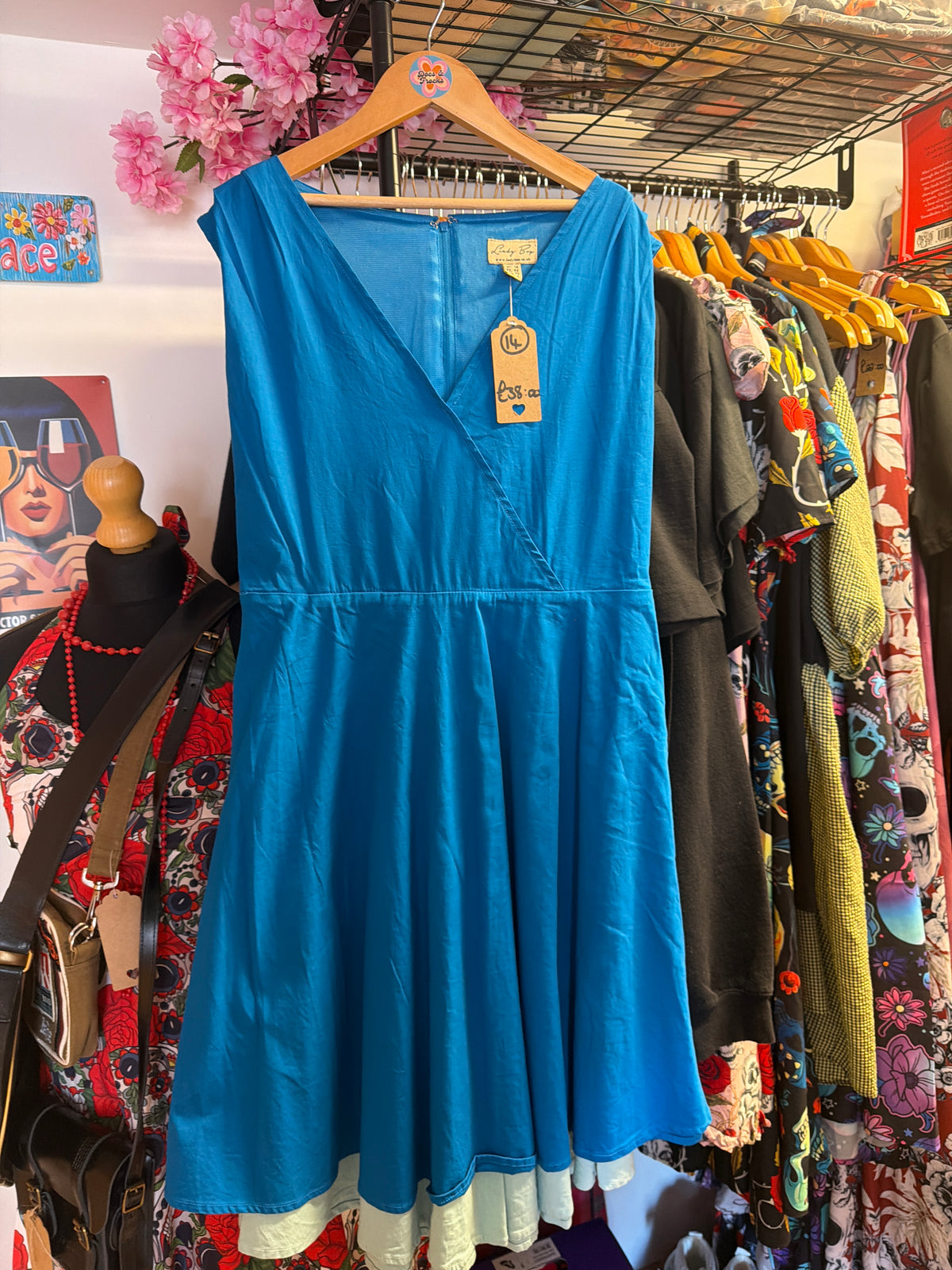 Blue Lindy Bop Dress