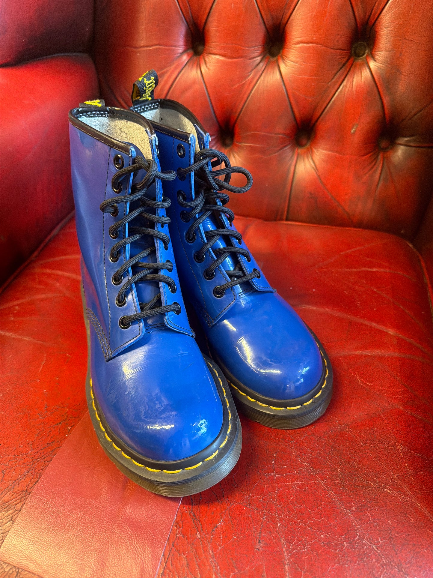 Blue Dr Marten