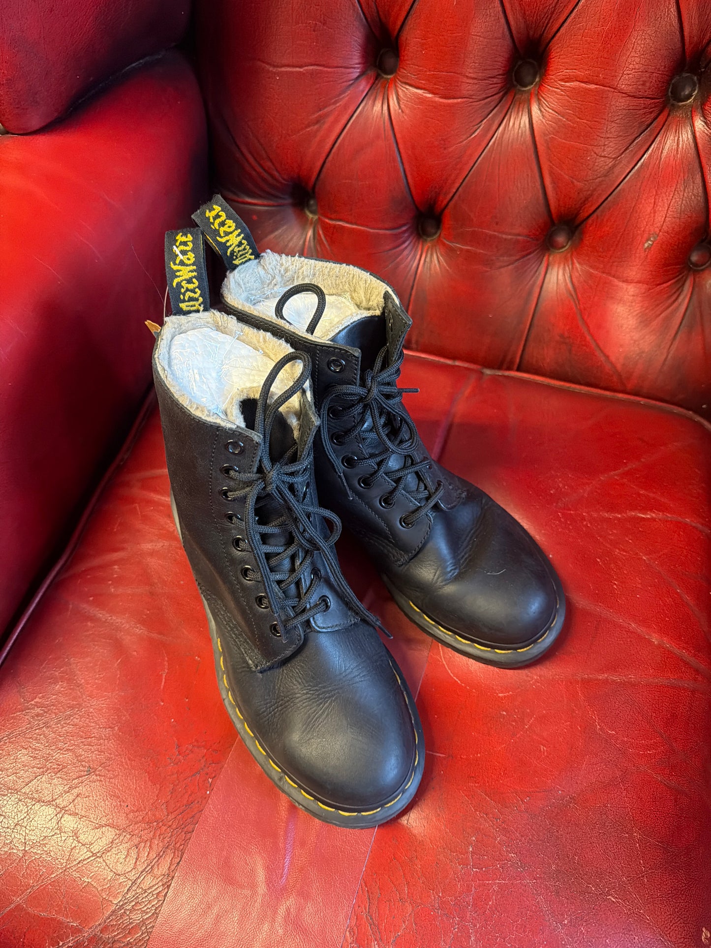 Fur Lined Dr Marten Boots