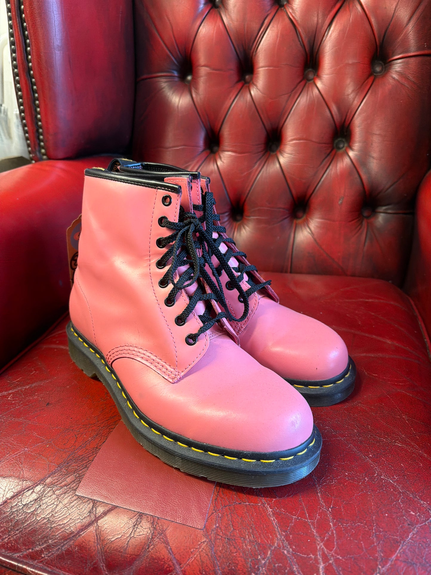 Pink Dr Marten Boots