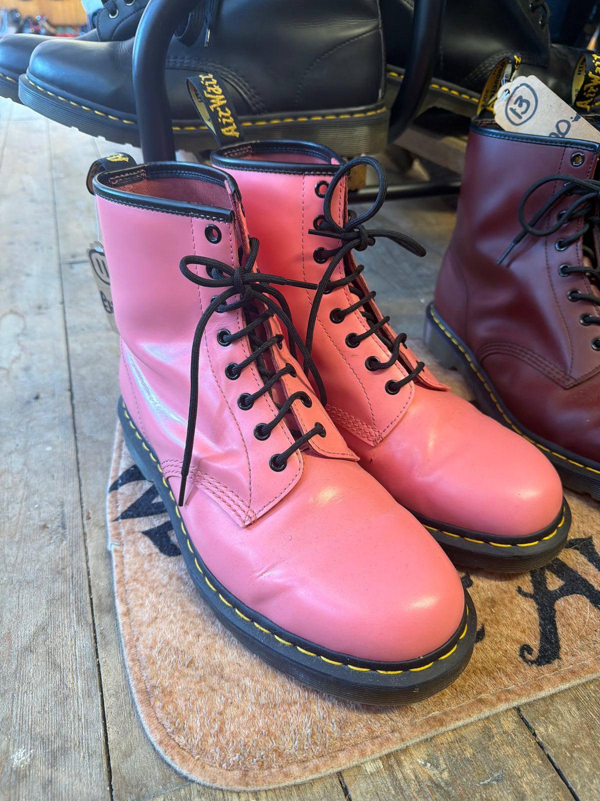 Pink Dr Marten Boots