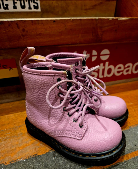 Pink Children Dr Marten Boots