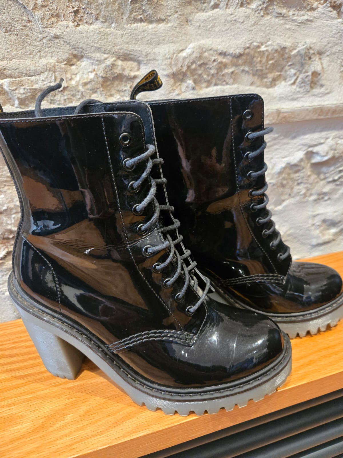 Black Heeled Doc Martens