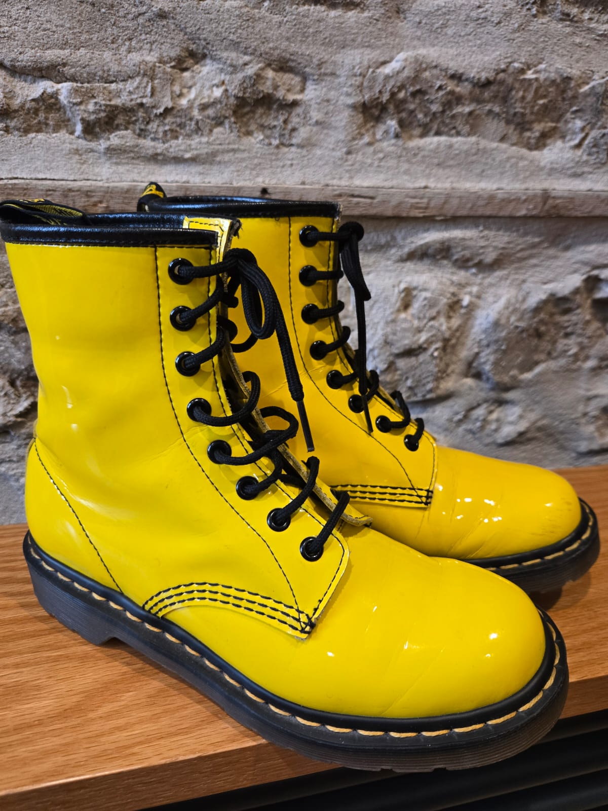 Yellow Dr Marten Boots