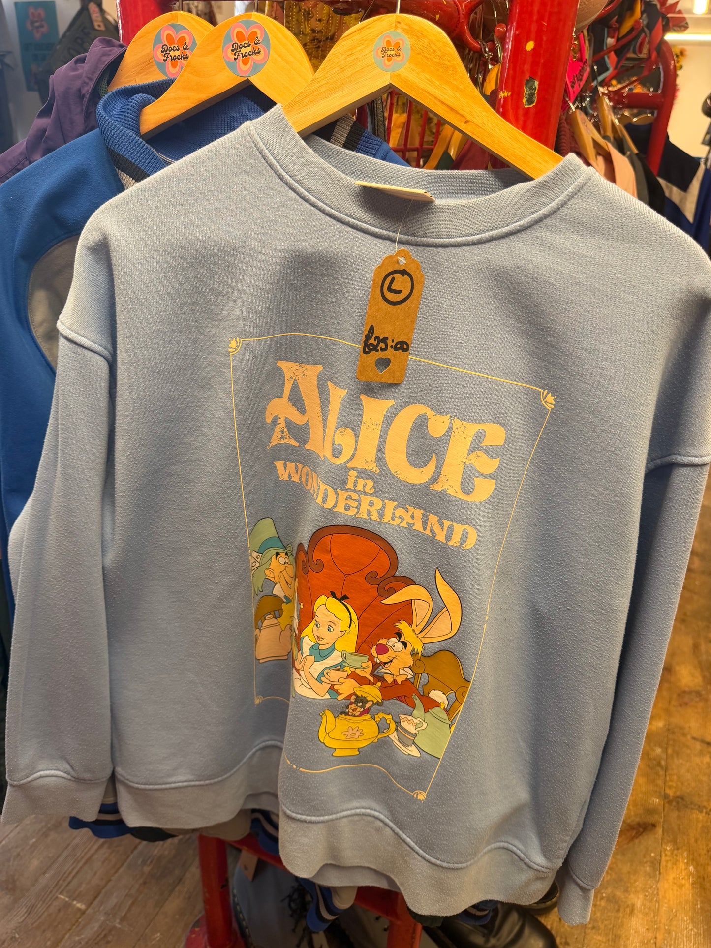 Alice in Wonderland Graphic Sweatshirt