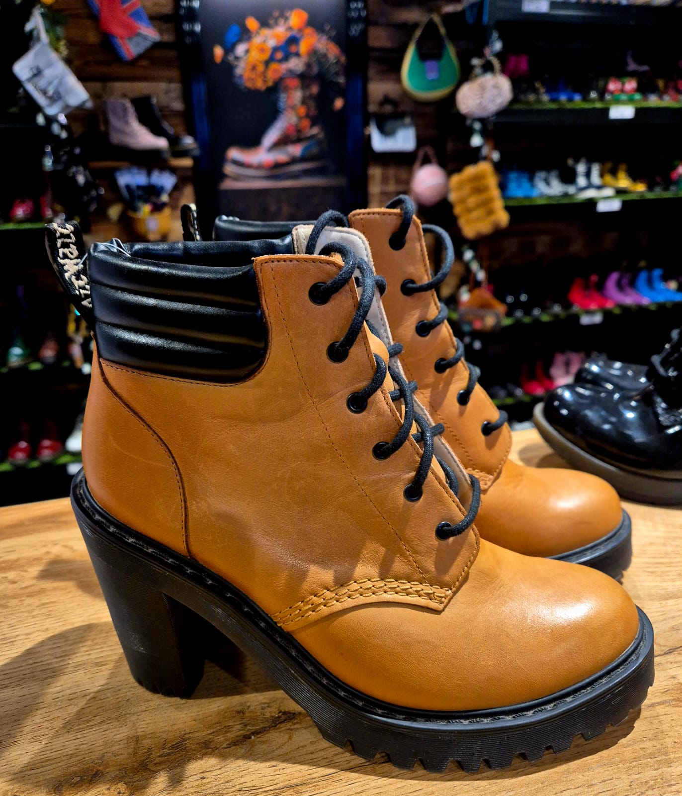 Heeled Dr Marten Boots