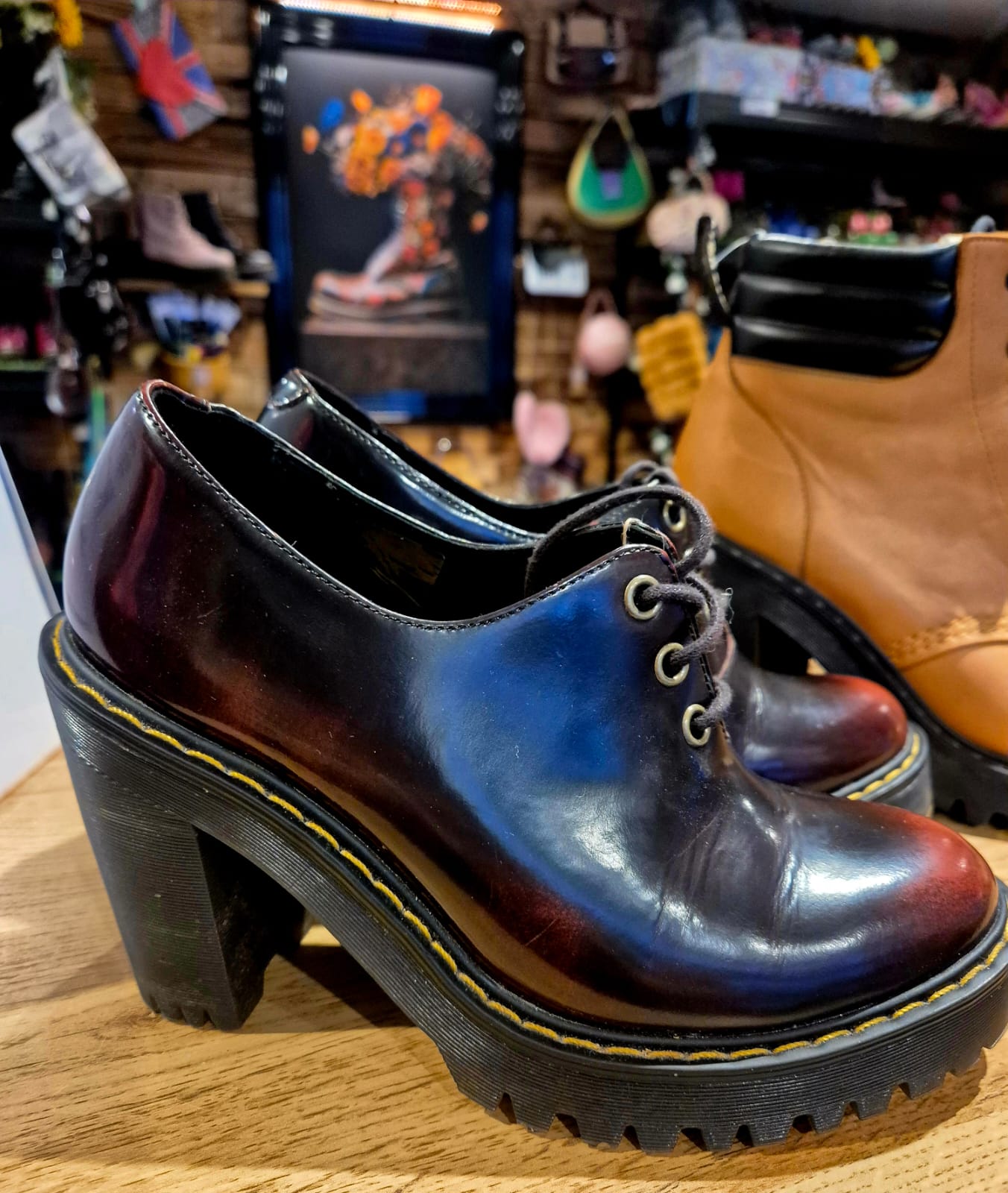 Heeled Dr Marten Boots