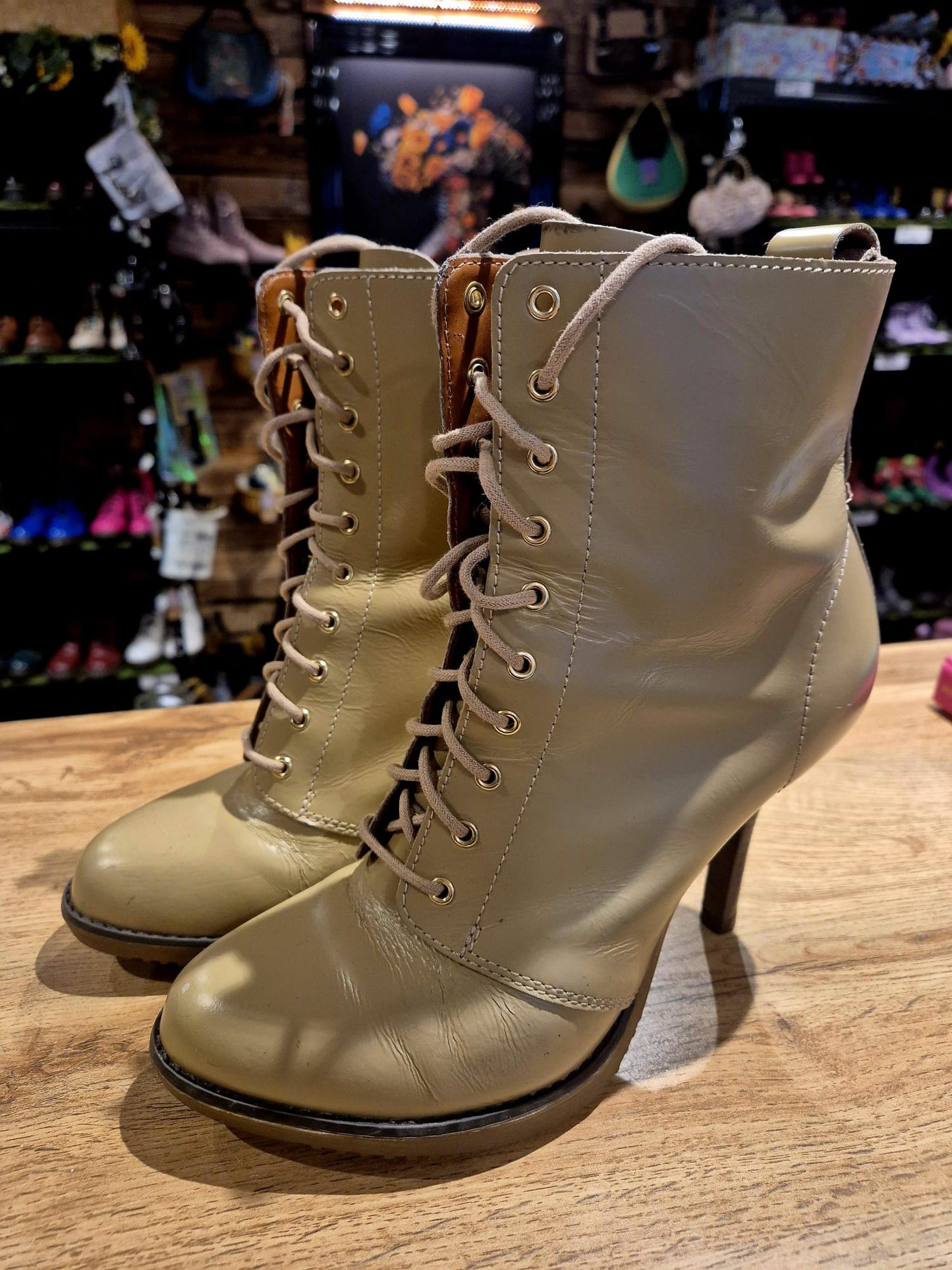 Heeled Dr Marten Boots