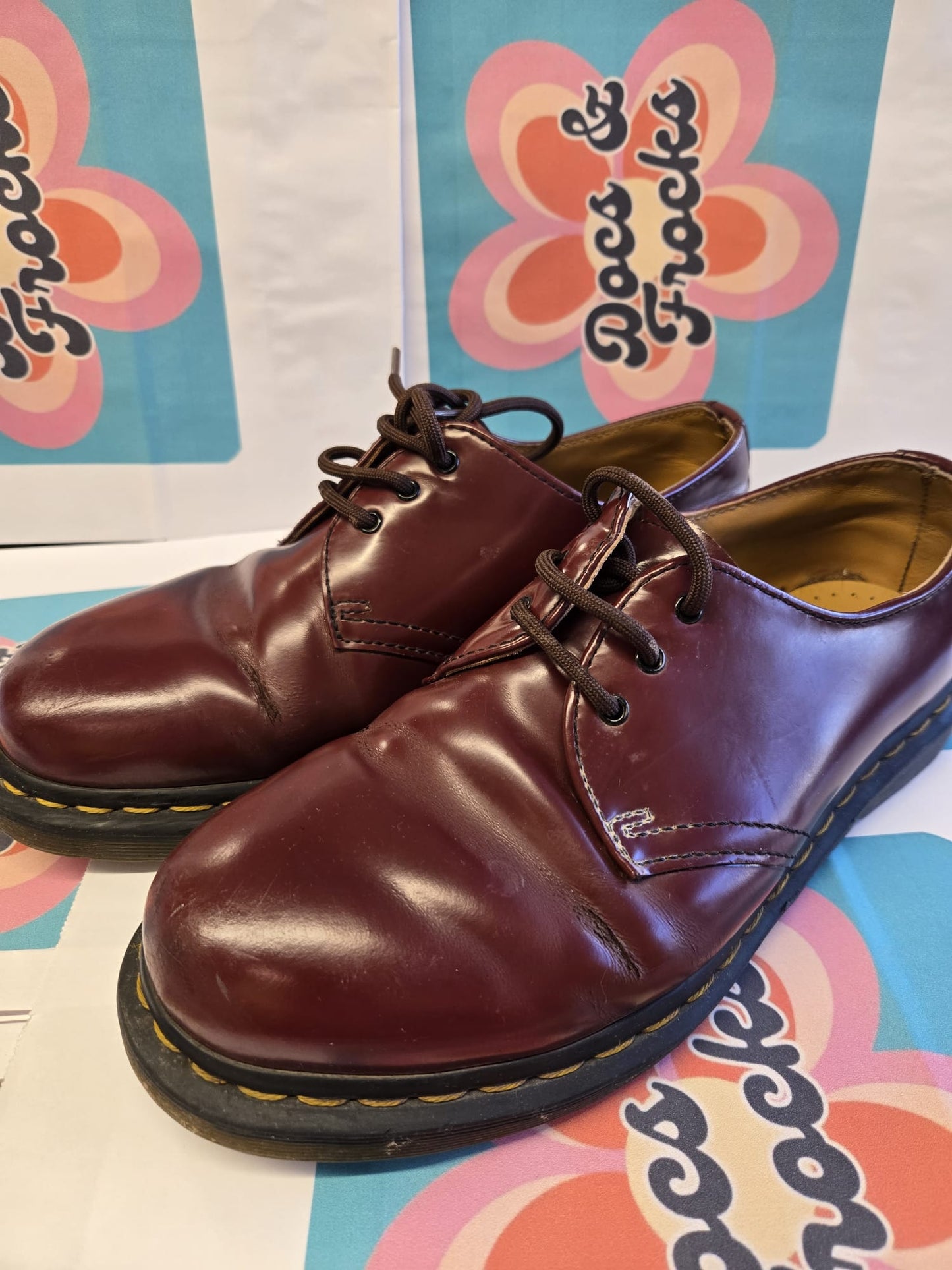 Oxblood Dr Marten Shoes