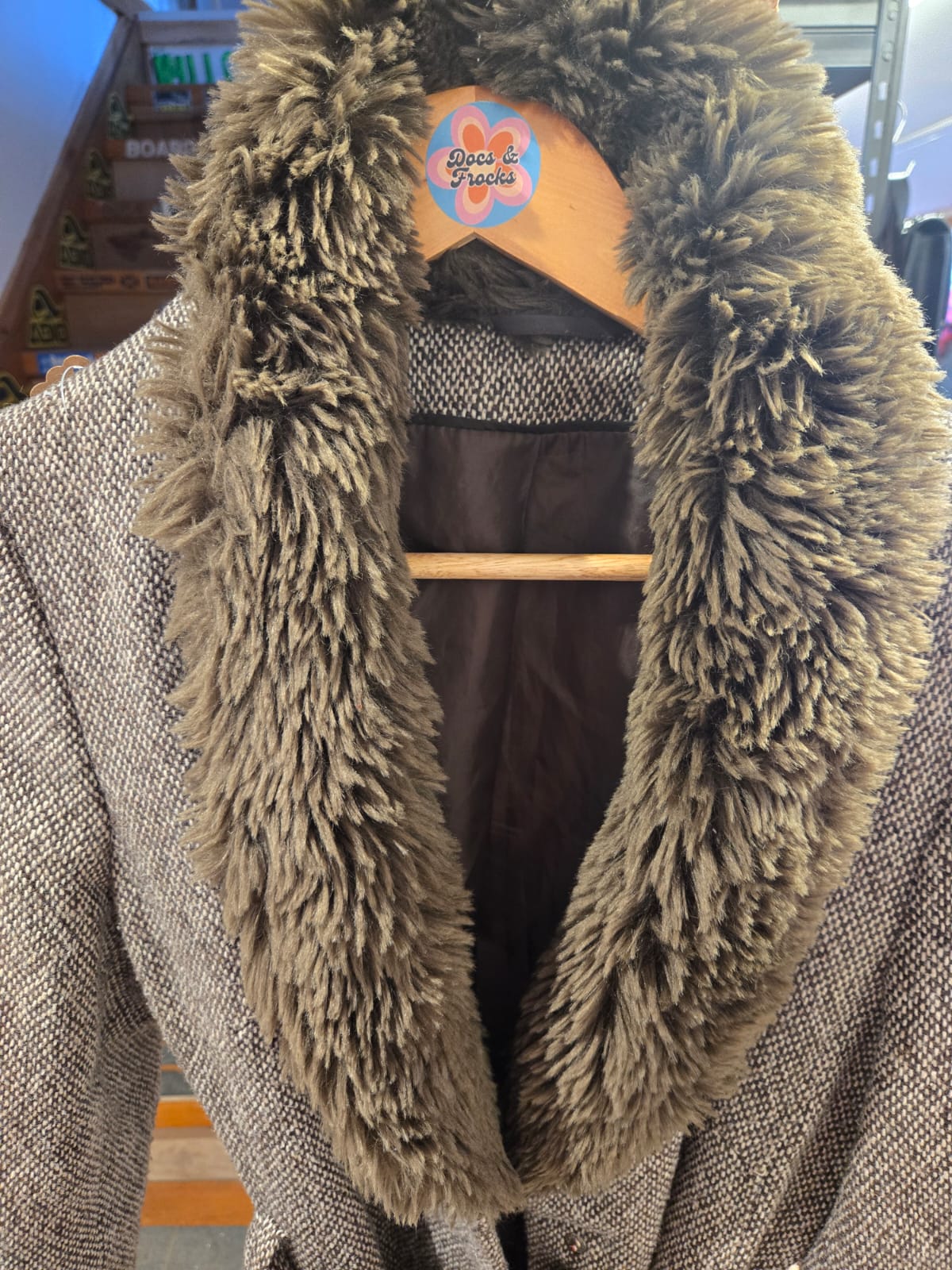 Fur Collar Tie Jacket