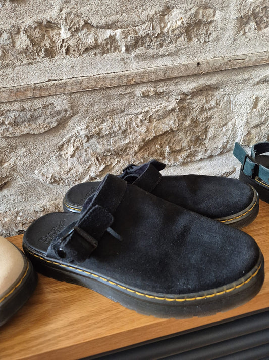 Black Dr Marten Mule