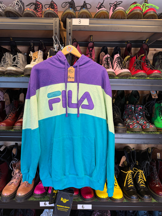 FILA Purple and Blue Striped Jumper