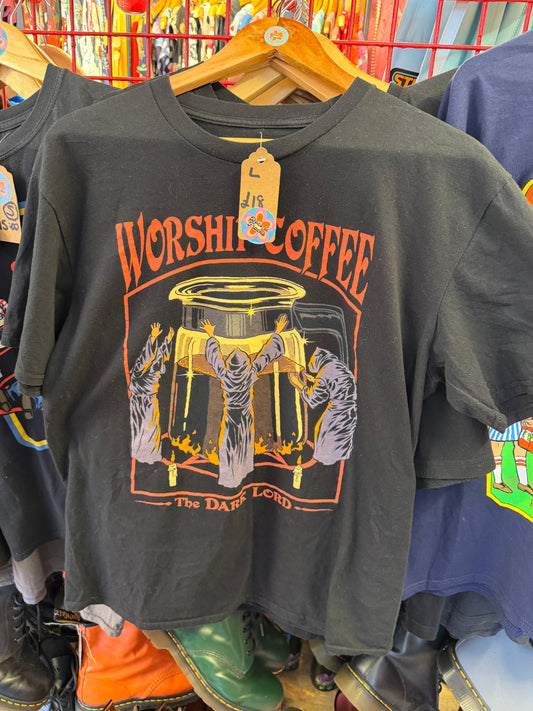 Worship Coffee Graphic Tee