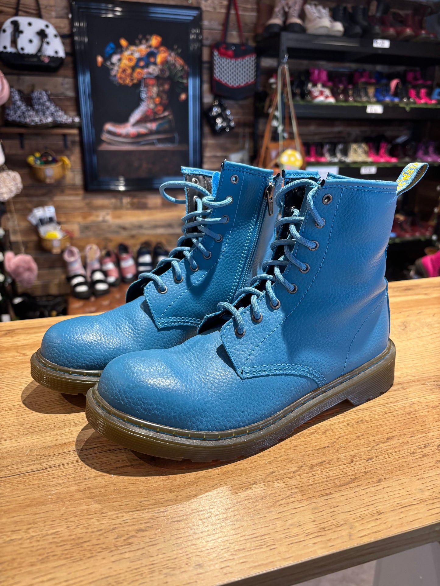 Blue Dr Marten