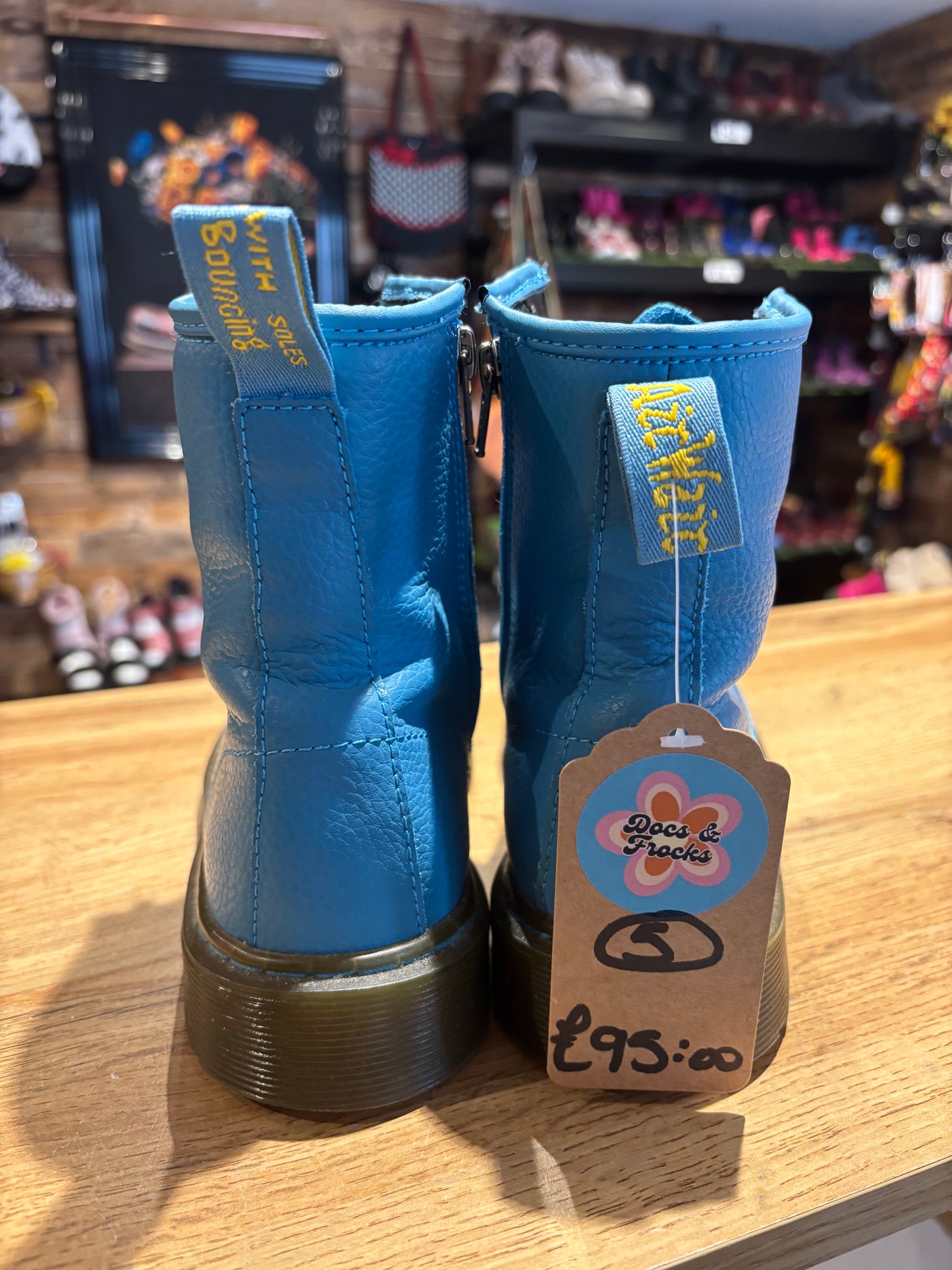 Blue Dr Marten