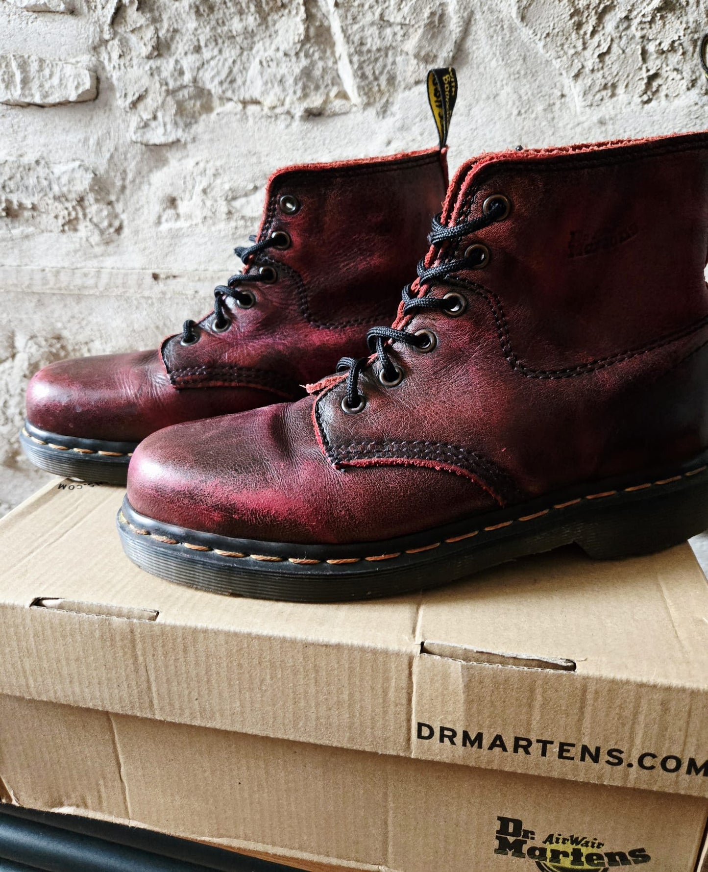 Distressed Dr Marten Boot