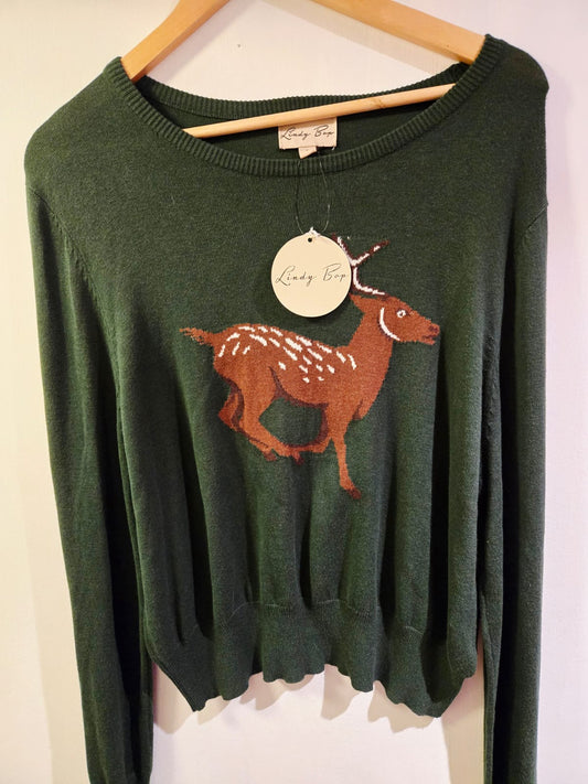 Lindy Bop Deer Jumper