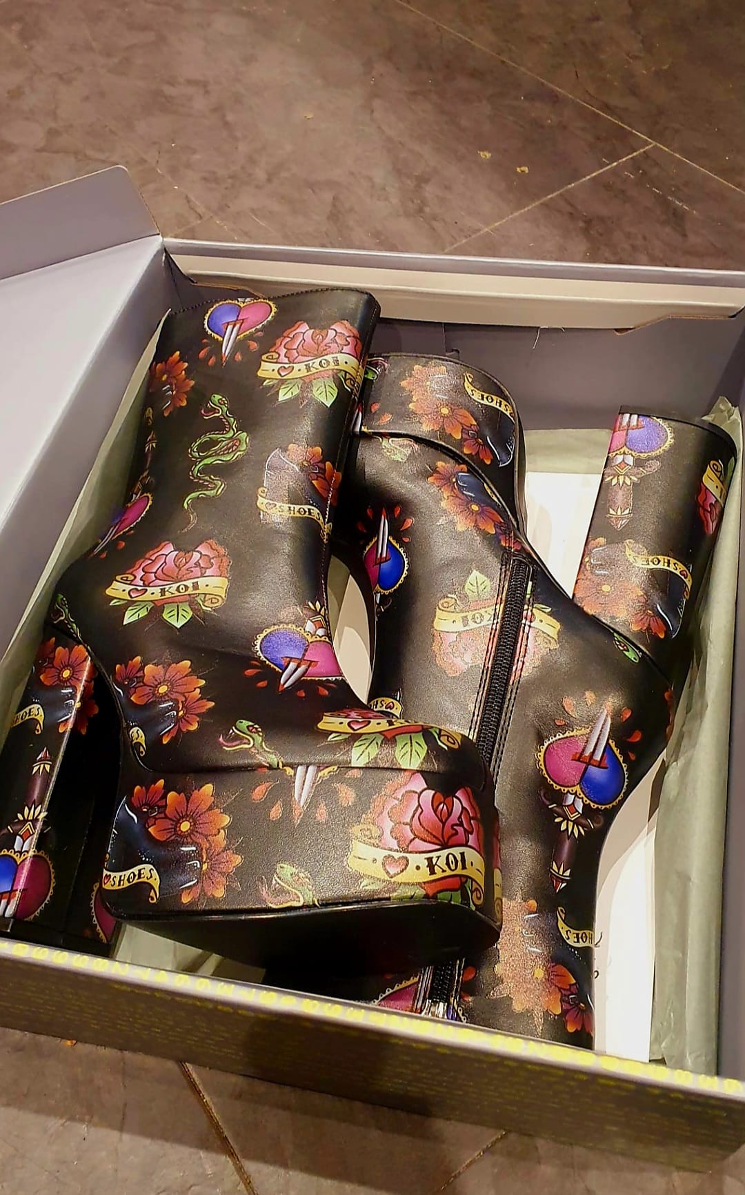 Koi Heeled Boots