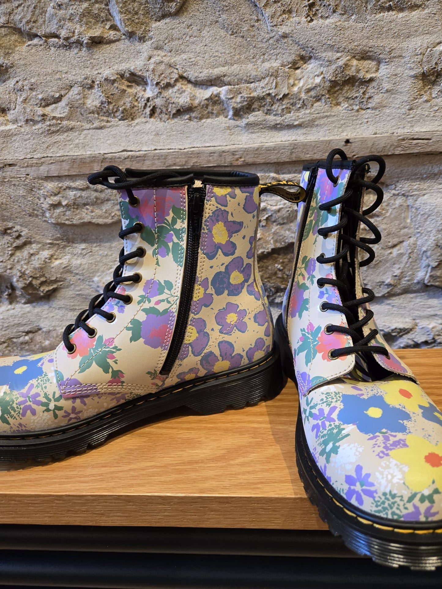 Pastel Floral Dr Marten Boots