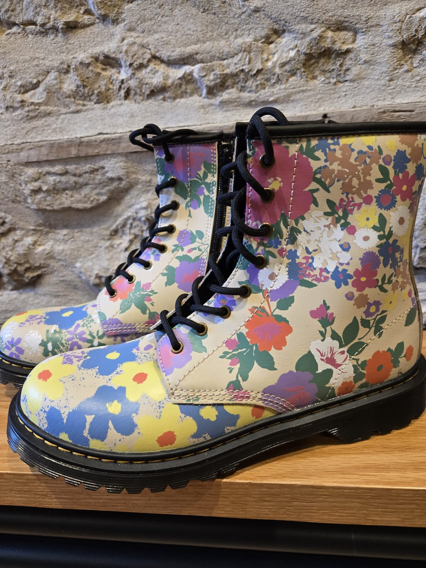 Pastel Floral Dr Marten Boots