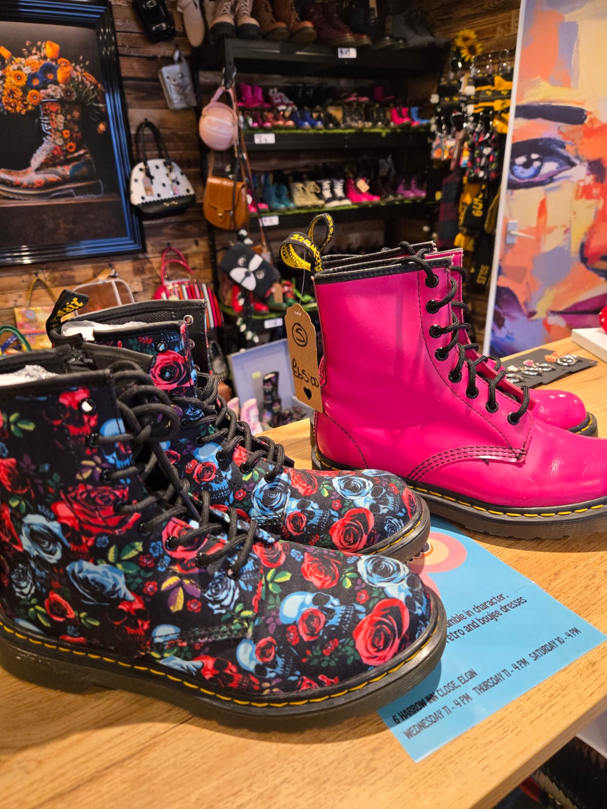 Pink Dr Marten Boots