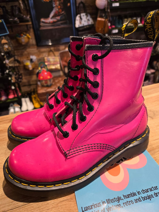 Pink Dr Marten Boots