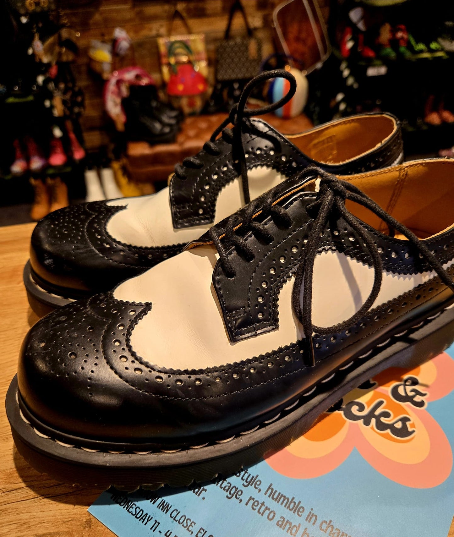 Black and White Shoes