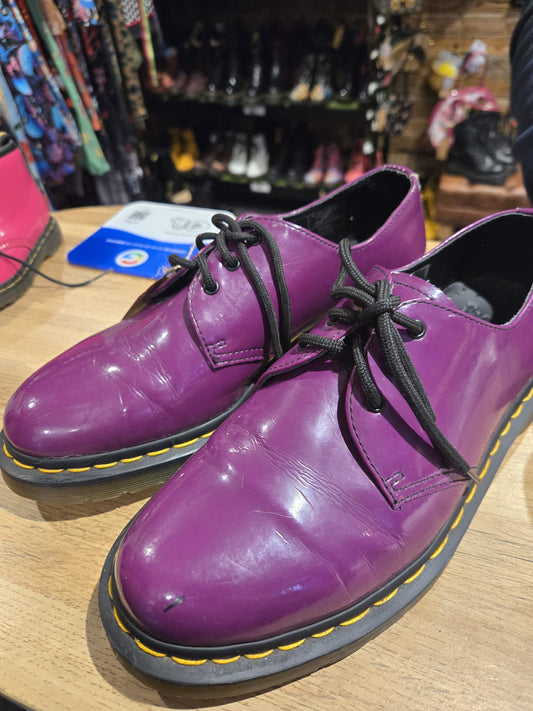 Purple Dr Marten Shoes