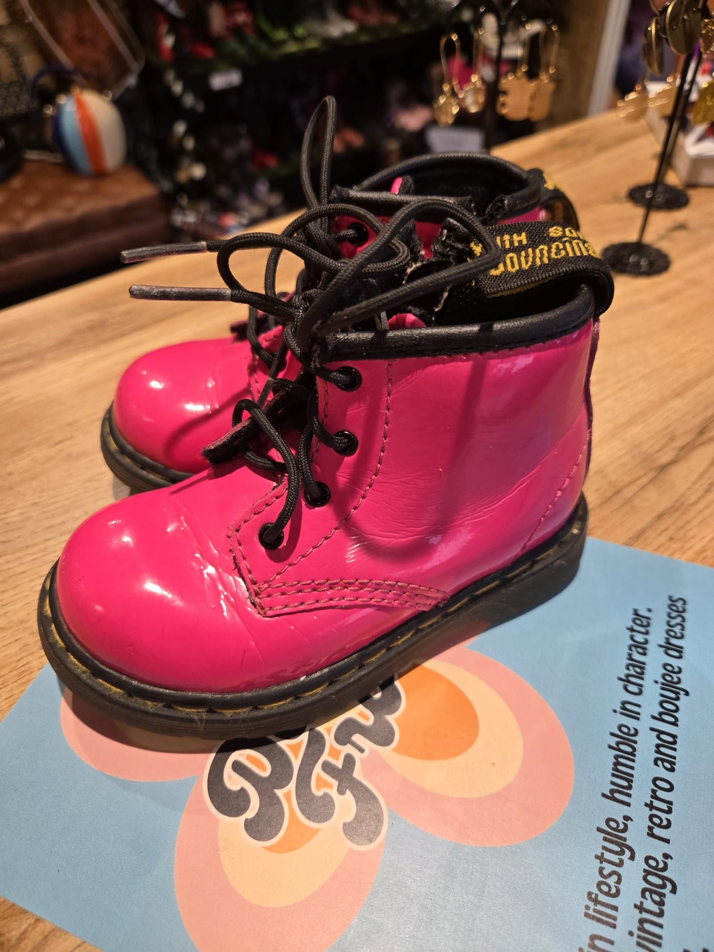Pink Children Dr Marten Boots