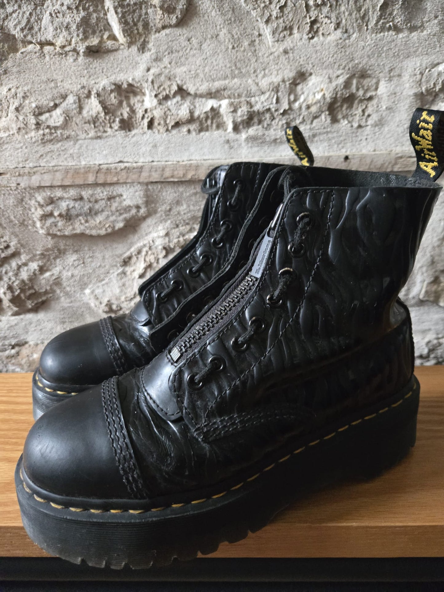 Zebra Sinclair Dr Marten Boots
